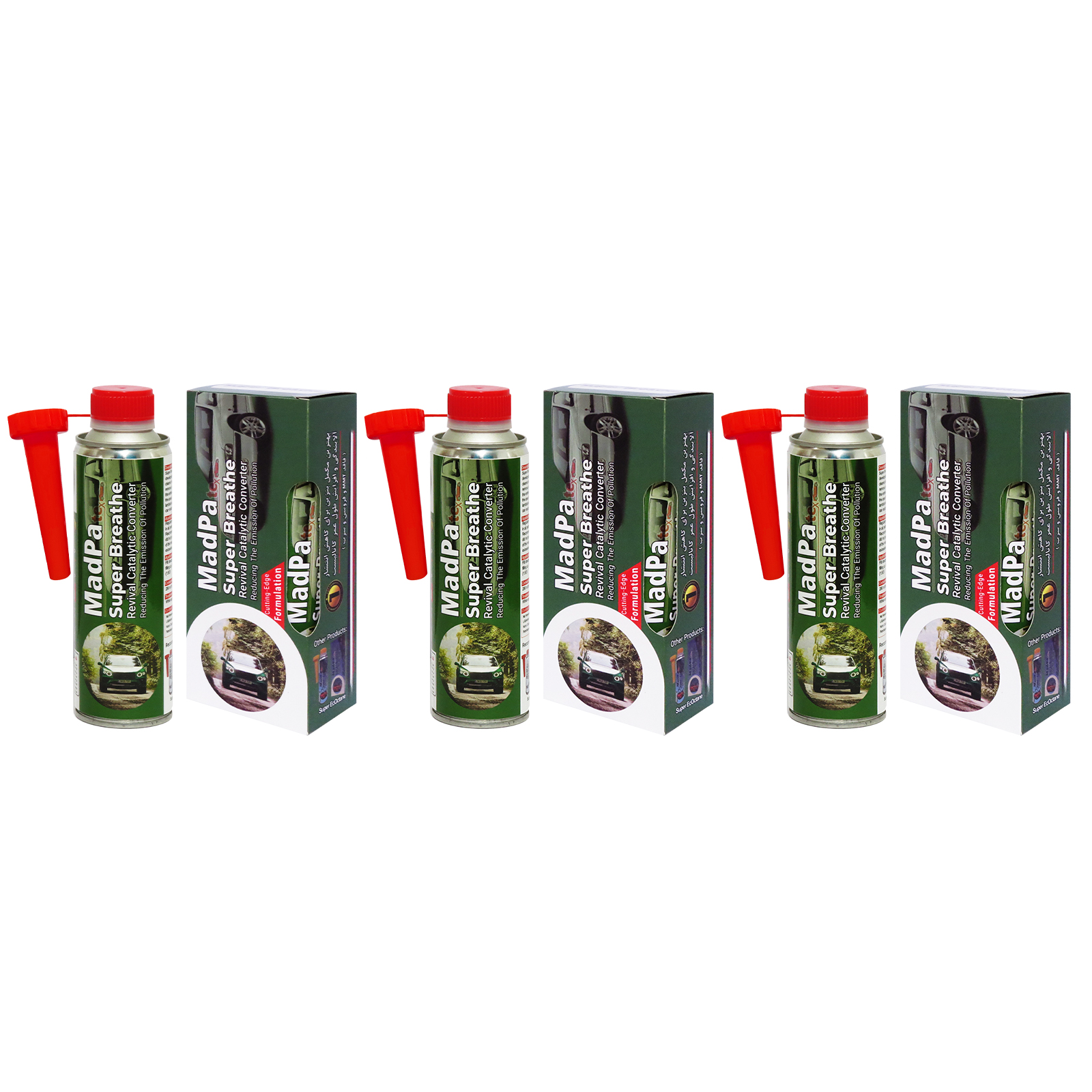 مکمل سوخت مدپاتکس مدل پتروبریز پرو حجم 280 میلی لیتر بسته 3 عددی (بدون MMT)