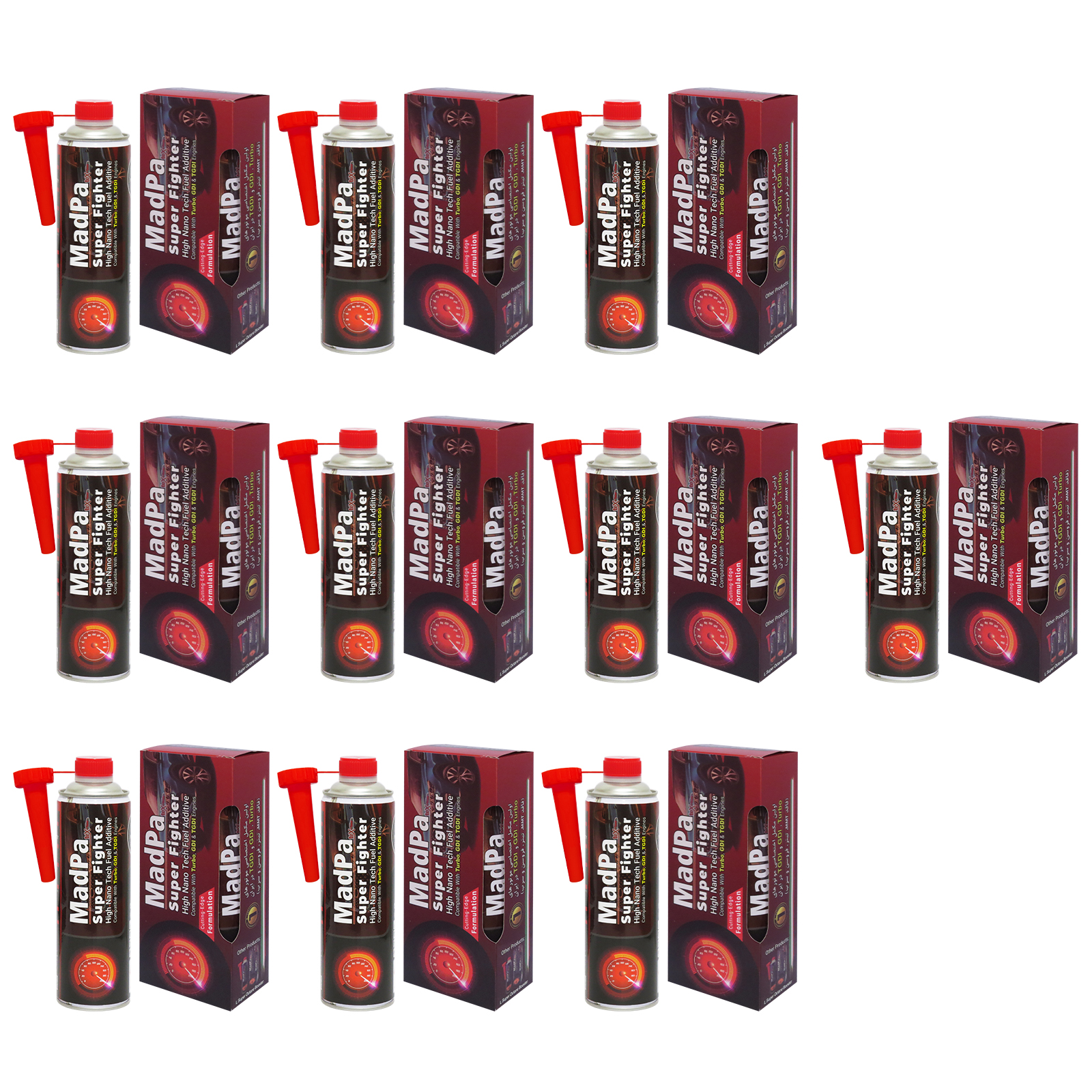 مکمل سوخت مدپاتکس مدل سوپر فایتر نیو حجم 480 میلی لیتر بسته 10 عددی (بدون MMT)