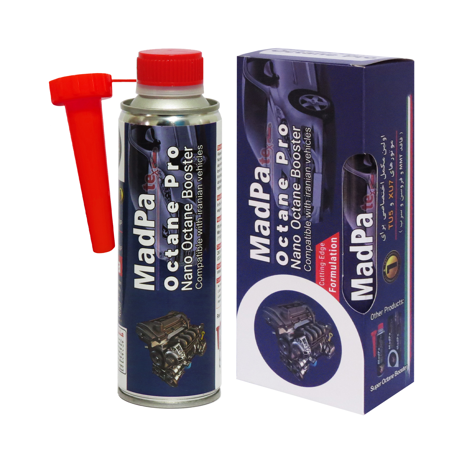مکمل سوخت مدپاتکس مدل اکتان پرو حجم 280 میلی لیتر 1 عددی (بدون MMT)